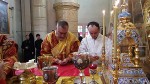 Рукоположение инока Зинона во диакона