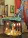 8 октября в день памяти преподобного Сергия Радонежского прихожане преподнесли в дар храму пресвитерское облачение зелёного цвета.