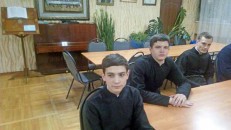 В Алма-Атинской духовной семинарии состоялась встреча с полковником Поморцевым В.В.