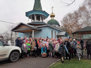 В Владимирском приходе станции Чемолган в день празднования Собора архистратига Божия Михаила прошла детская литургия