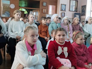 В Владимирском приходе станции Чемолган состоялась детская викторина, посвящённая "зимним праздникам Церкви"